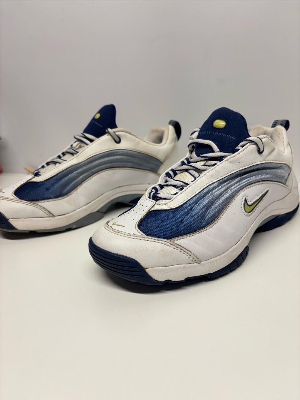 Vintage Nike Air Cross Training Athletic Sneakers with swoosh on toe